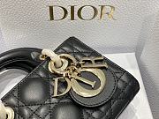 Dior Lady D-joy Bag Black 16x9x5cm - 3