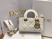 Dior Lady D-joy Bag White 16x9x5cm - 1