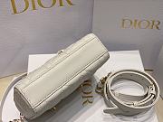 Dior Lady D-joy Bag White 16x9x5cm - 5