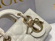 Dior Lady D-joy Bag White 16x9x5cm - 2