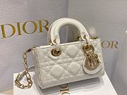 Dior Lady D-joy Bag White 16x9x5cm - 3