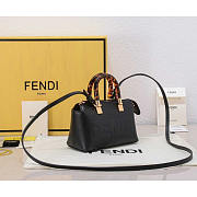 Fendi By The Way Mini Boston Bag Black 17x18x8cm - 2