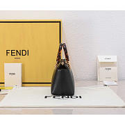 Fendi By The Way Mini Boston Bag Black 17x18x8cm - 4
