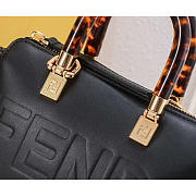 Fendi By The Way Mini Boston Bag Black 17x18x8cm - 5