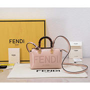 Fendi By The Way Mini Boston Bag Pink 17x18x8cm - 1