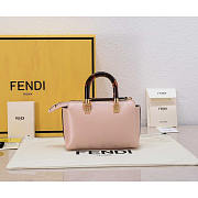 Fendi By The Way Mini Boston Bag Pink 17x18x8cm - 3