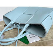 Bottega Veneta Small Arco Tote Bag Pale Blue 30x20x11.5cm - 3