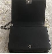 Chanel Leboy Lambskin Black Silver 30cm - 2