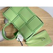 Bottega Veneta Small Intreccio Leather Arco Tote Bag Wasabi 30x20x11.5cm - 3