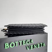 Bottega Veneta Trio Pouch On Strap Black 25x14.5x5cm - 3