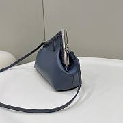 Fendi First Small Blue Python Leather Bag 26x9.5x18cm - 3