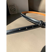 Loewe L Buckle Belt Black 1.5cm - 5