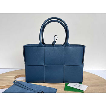 Bottega Veneta Small Arco Tote Bag Pale Dark Blue 30x20x11.5cm