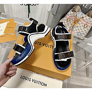Louis Vuitton LV Archlight Sandal Black And Blue - 1
