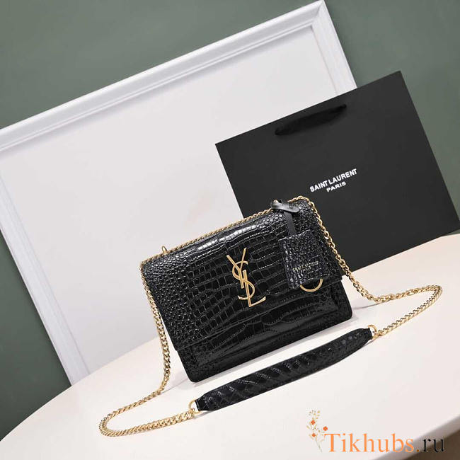 YSL sunset black with Gold hardware - 1