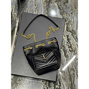 YSL Joe Mini Bucket Bag Gold Lambskin Gold 19x13x13cm - 2