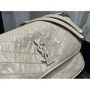 YSL Niki Shoulder Bag Beige 28x20.5x8.5cm - 4