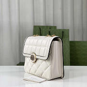 Gucci Deco Small Shoulder Bag White 25x19.5x8cm - 5