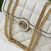 Gucci Deco Small Shoulder Bag White 25x19.5x8cm - 3