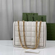 Gucci Deco Small Shoulder Bag White 25x19.5x8cm - 2