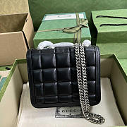 Gucci Deco Mini Shoulder Bag Black 18x14.5x8cm - 5
