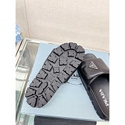 Prada Soft Padded Nappa Leather Slides Black - 2