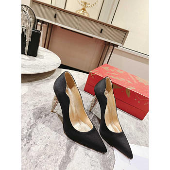 Christian Louboutin Hot Chick Leather Pumps 10cm Black