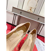 Christian Louboutin Hot Chick Patent Leather Pumps 10cm Nude - 5