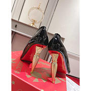 Christian Louboutin Hot Chick Patent Leather Pumps 10cm Black - 5