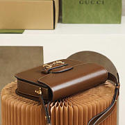 Gucci Horsebit 1955 Brown Shoulder Bag 25x18x8cm - 2
