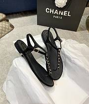 Chanel Sandals Black 03 - 5