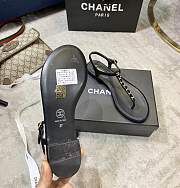 Chanel Sandals Black 03 - 3