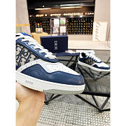 Dior B27 Low Top Sneaker Smooth Calfskin Navy Blue - 5