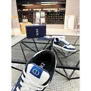 Dior B27 Low Top Sneaker Smooth Calfskin Navy Blue - 4