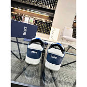 Dior B27 Low Top Sneaker Smooth Calfskin Navy Blue - 3