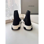 Balenciaga Speed Graffiti Sneaker Black - 4