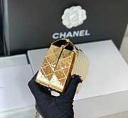 Chanel Evening Bag Gold Metal Gold 18cm - 4