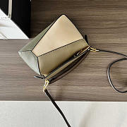 Loewe Puzzle Mini Bag Green 18x12.5x8cm - 5