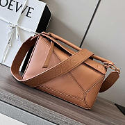 Loewe Small Puzzle Bag In Classic Calfskin Pecan Color 24x16.5x10.5cm - 1