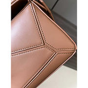 Loewe Small Puzzle Bag In Classic Calfskin Pecan Color 24x16.5x10.5cm - 3