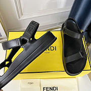 Fendi Hiker Sandal Rubber Black - 2