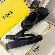 Fendi Hiker Sandal Rubber Black - 4