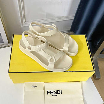 Fendi Hiker Sandal Rubber White