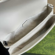 Gucci GG Marmont Matelassé Shoulder Bag White 26.5x13x7cm - 3