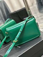 YSL Solferino Medium Gold Green 23x16x6cm - 2