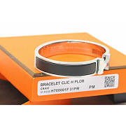 Hermes Clic Clac H Black Brushed Bracelet - 3