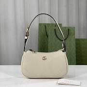 Gucci Aphrodite Shoulder Bag With Double G White 21x12x4cm - 1