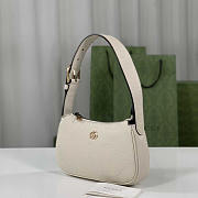 Gucci Aphrodite Shoulder Bag With Double G White 21x12x4cm - 4