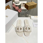 Dior D-Club Slide Calfskin White - 1