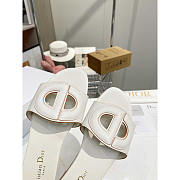 Dior D-Club Slide Calfskin White - 5